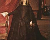胡安 包蒂斯塔 马丁内斯 德尔 梅佐 : The Empress Dona Margarita De Austria In Mourning Dress